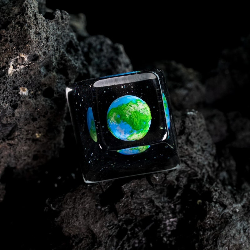 Galaxy-inspired resin art by DATKEY