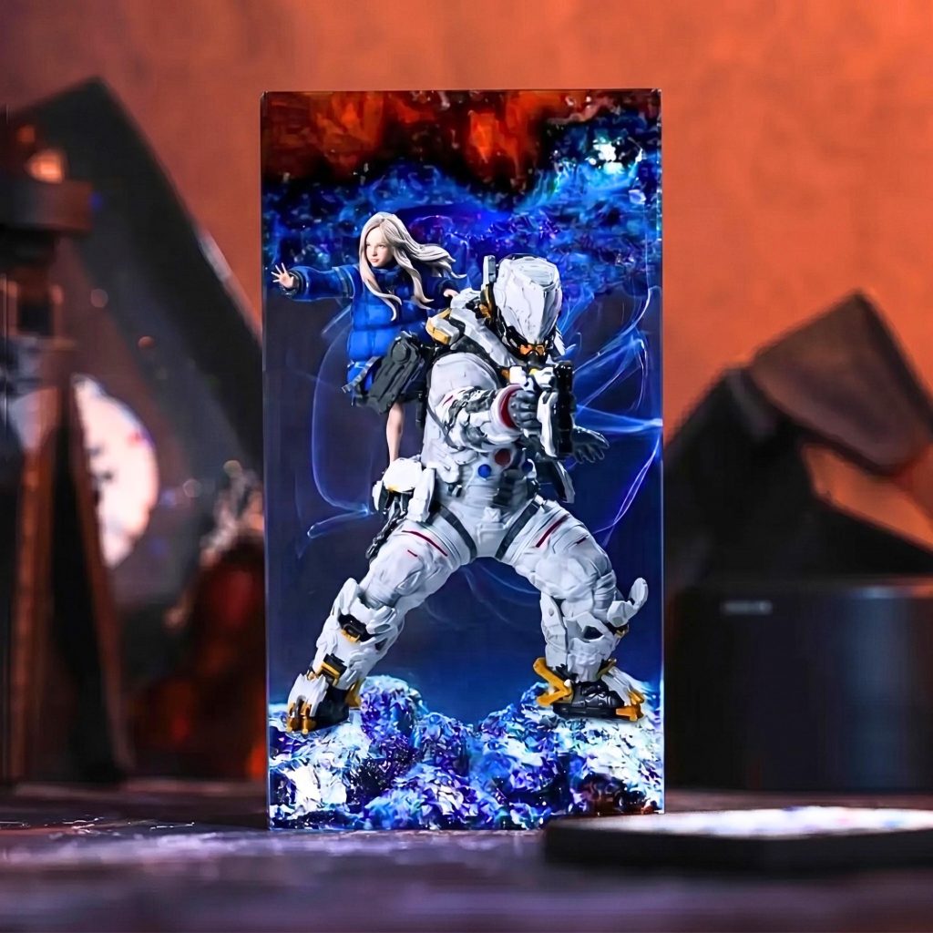 Pragmata Resin Lamp, Sci-Fi Night Light